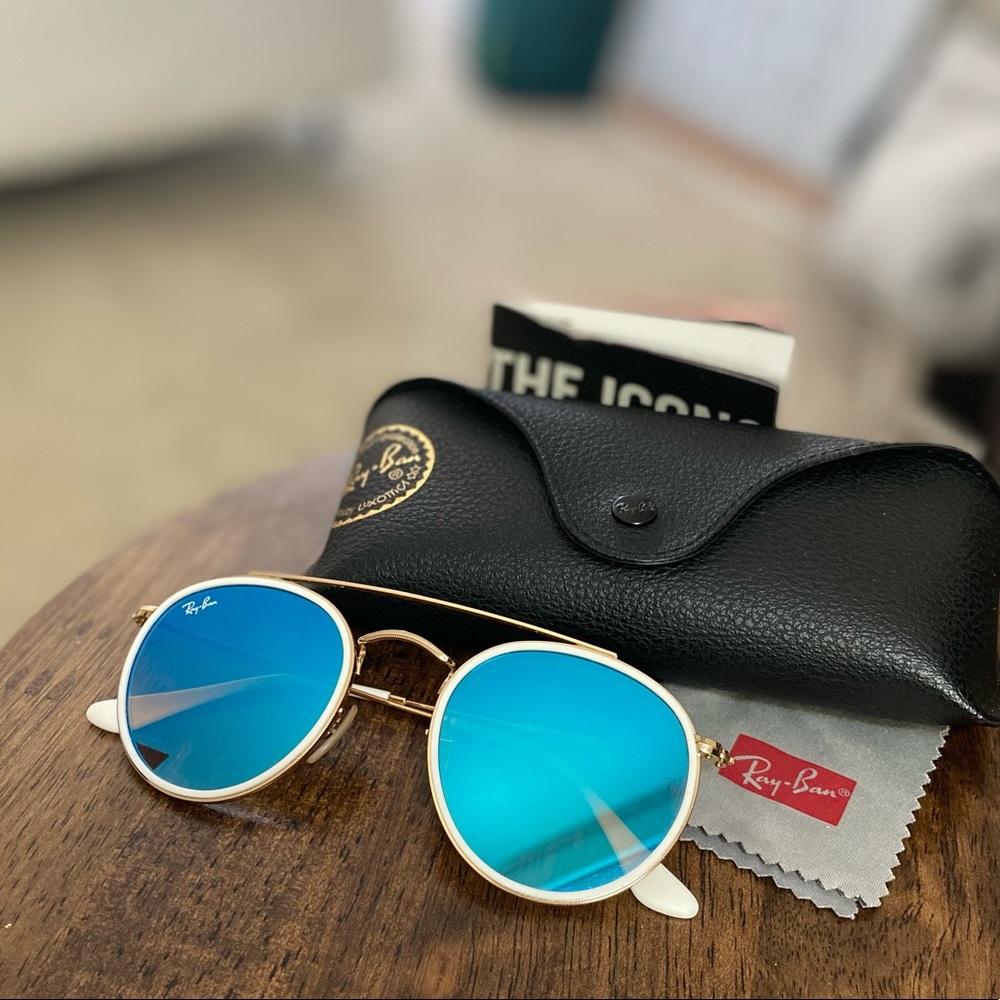 Ray-Ban Round Double Bridge Sunglasses